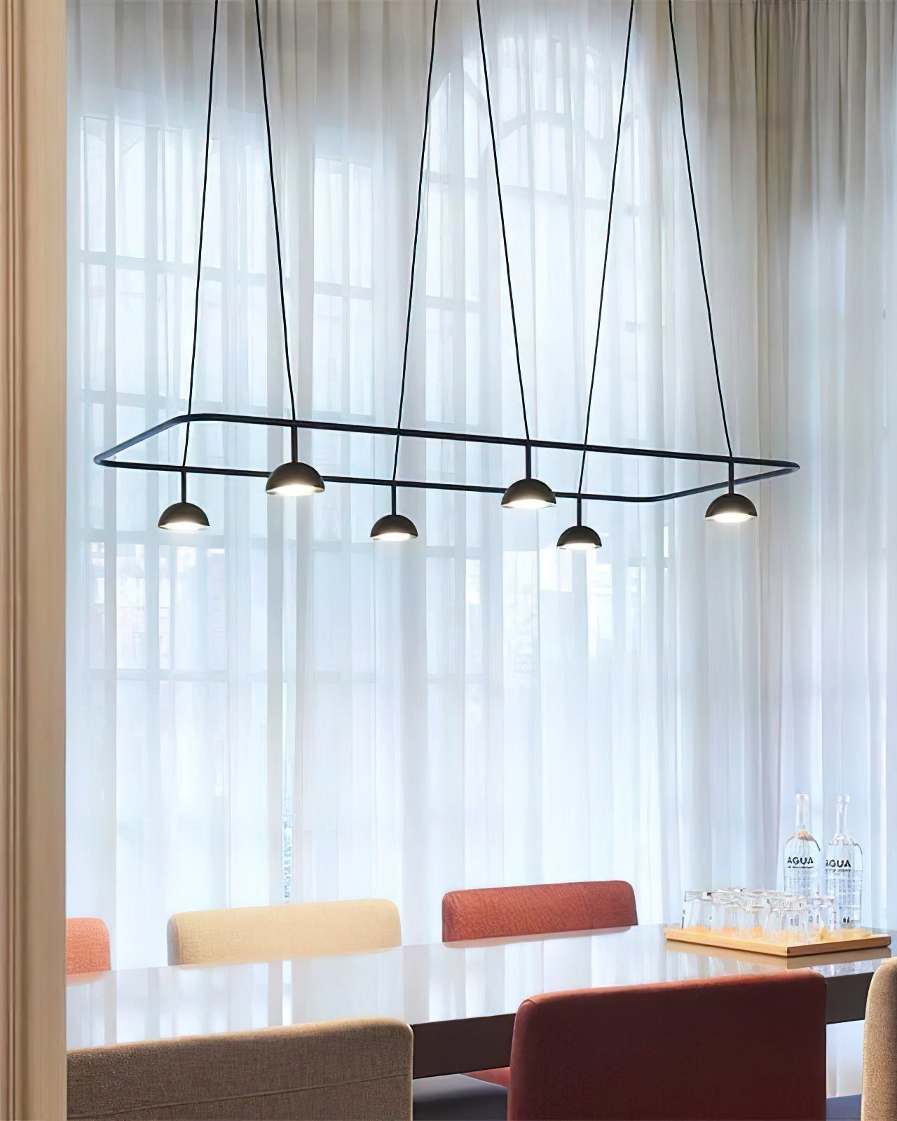 Aurora Minimalistischer Eleganter LED-Kronleuchter-Letslighting