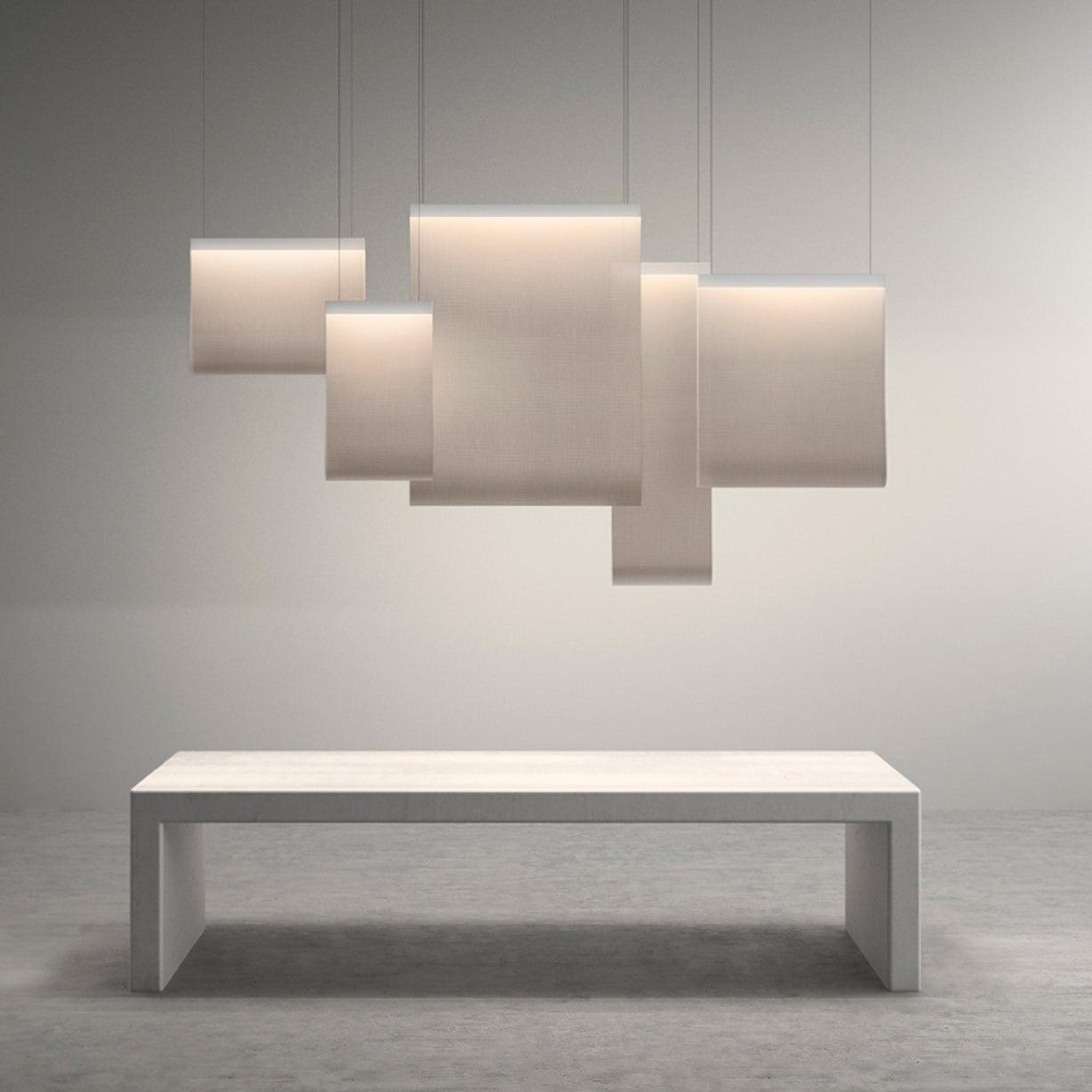 Lumina Minimalistisch Vorhang Pendelleuchte Lampe-Letslighting