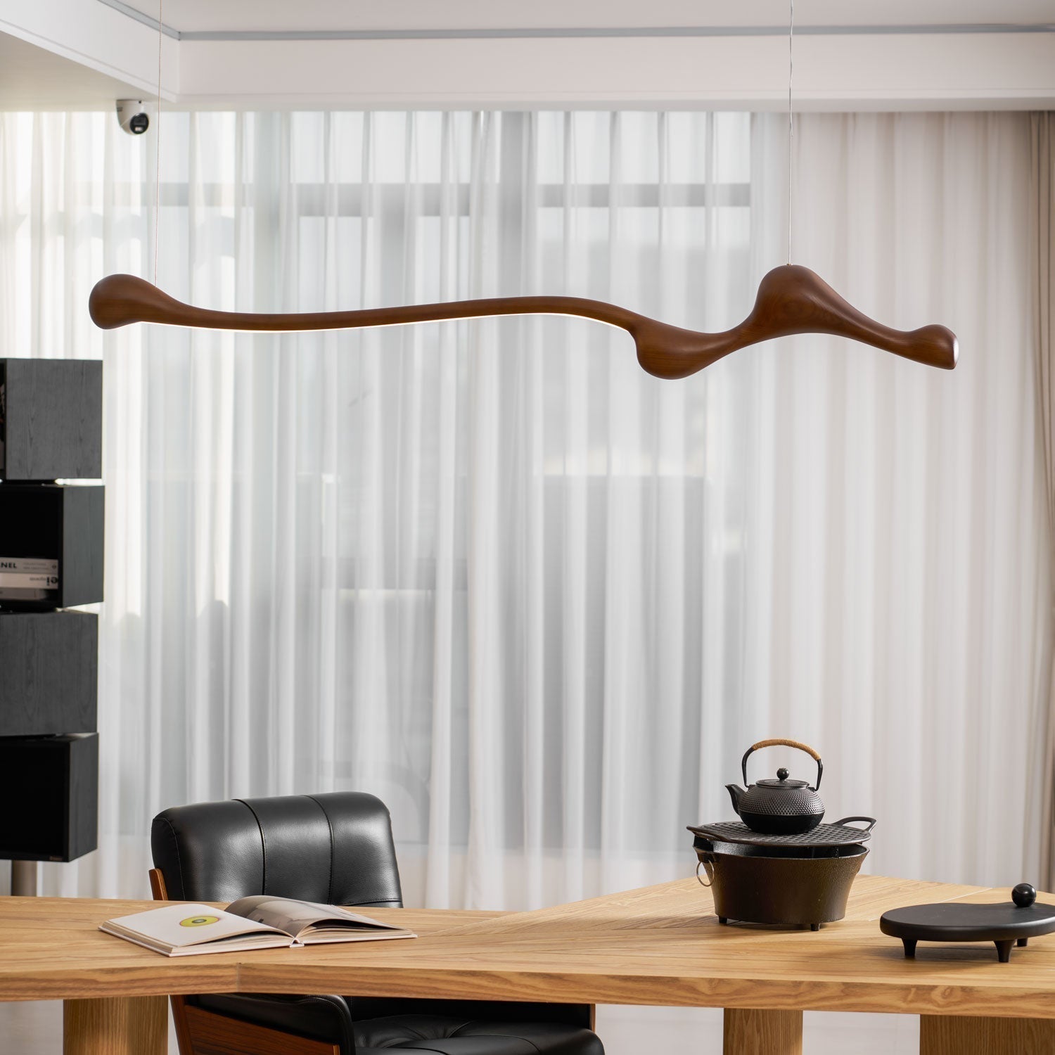 Solarace Holz Retro Pendelleuchte-Letslighting