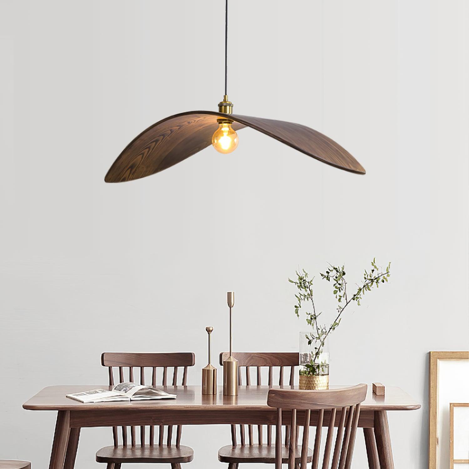 Curve Wooden Pendant Lamp - Blowlighting