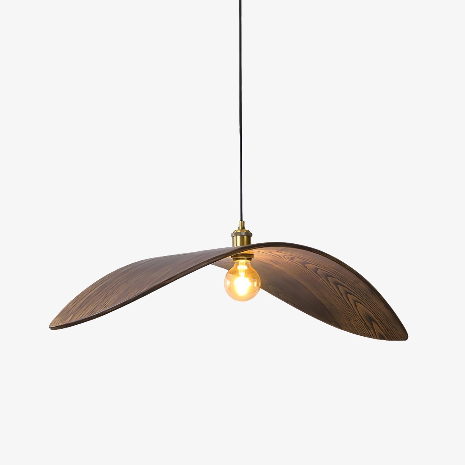 Curve Wooden Pendant Lamp - Blowlighting