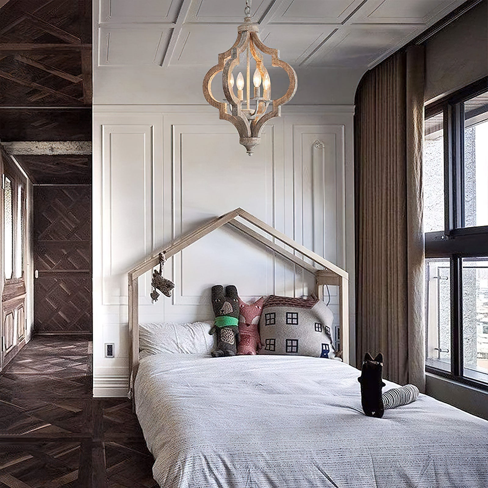 Fervor Holz Individuelle Kreativität Kronleuchter-Letslighting