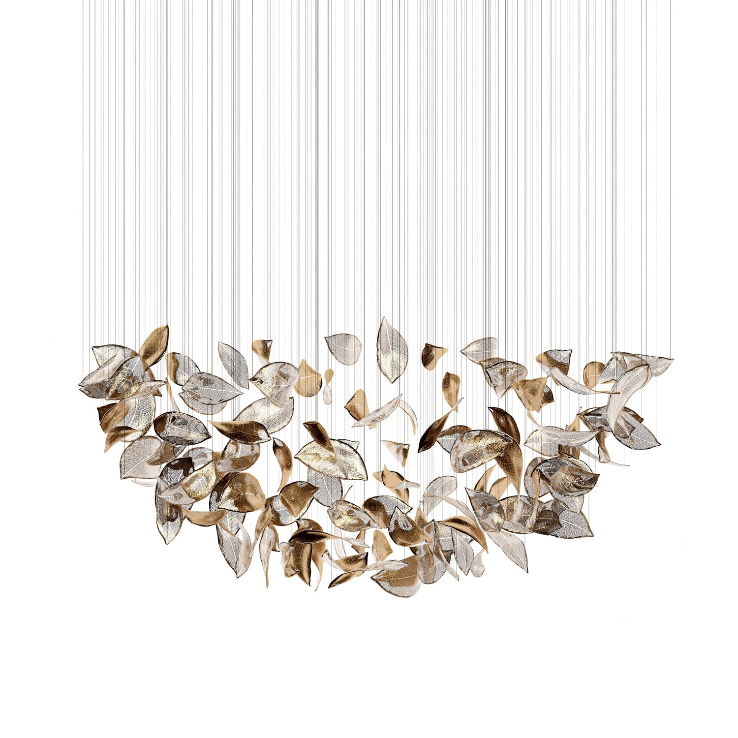 Cesilila Schillernder Blatt-Pendelleuchter-Letslighting