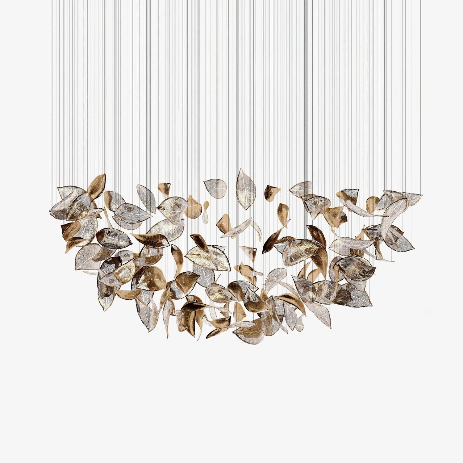 Cesilila Schillernder Blatt-Pendelleuchter-Letslighting