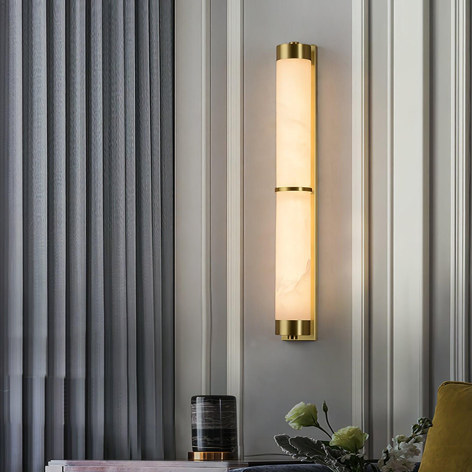 Olmirira Minimalist Alabaster Wall Light - Neutralighting