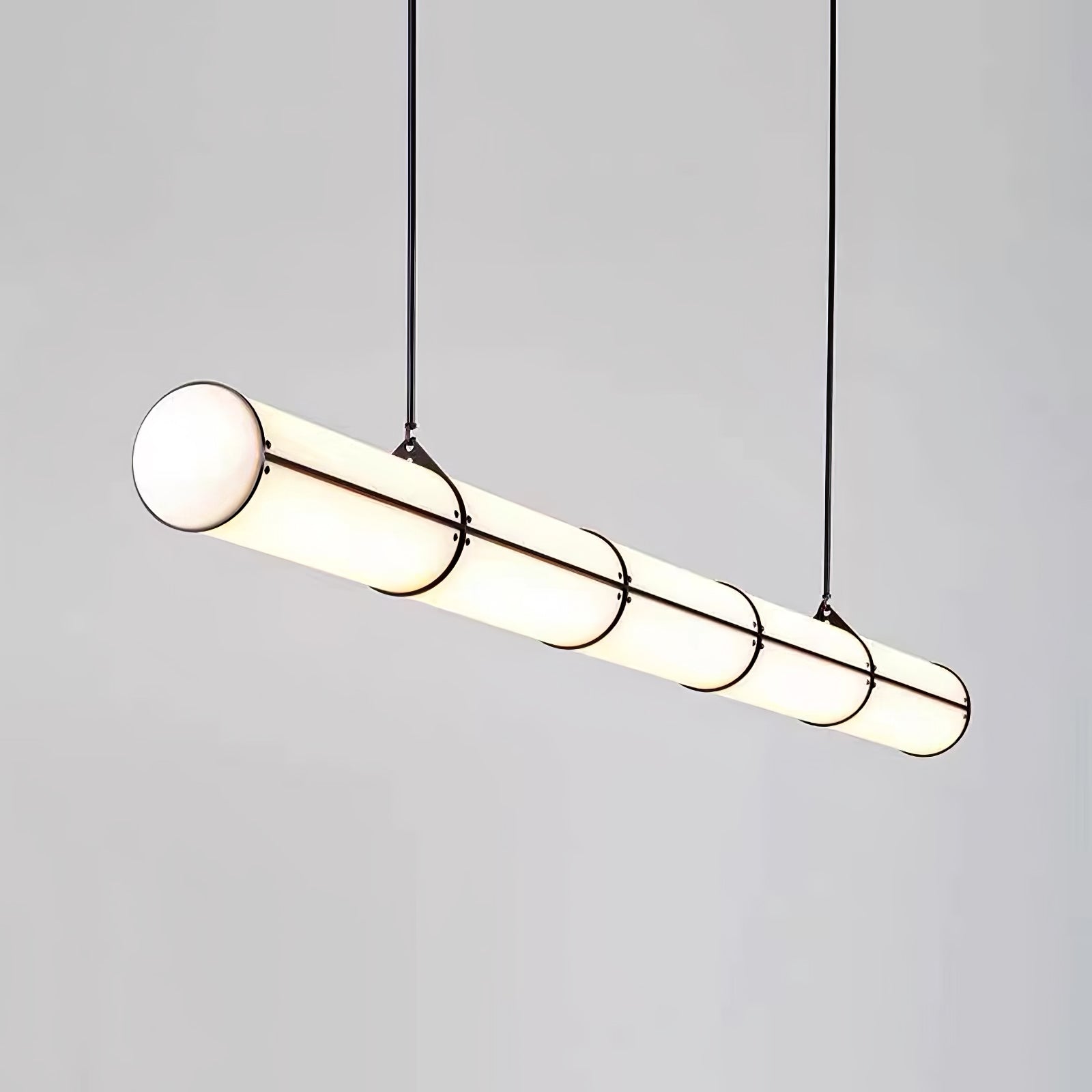 Lustra Pendelleuchte Leuchte Zylindrisch Endlos Esszimmer-Letslighting