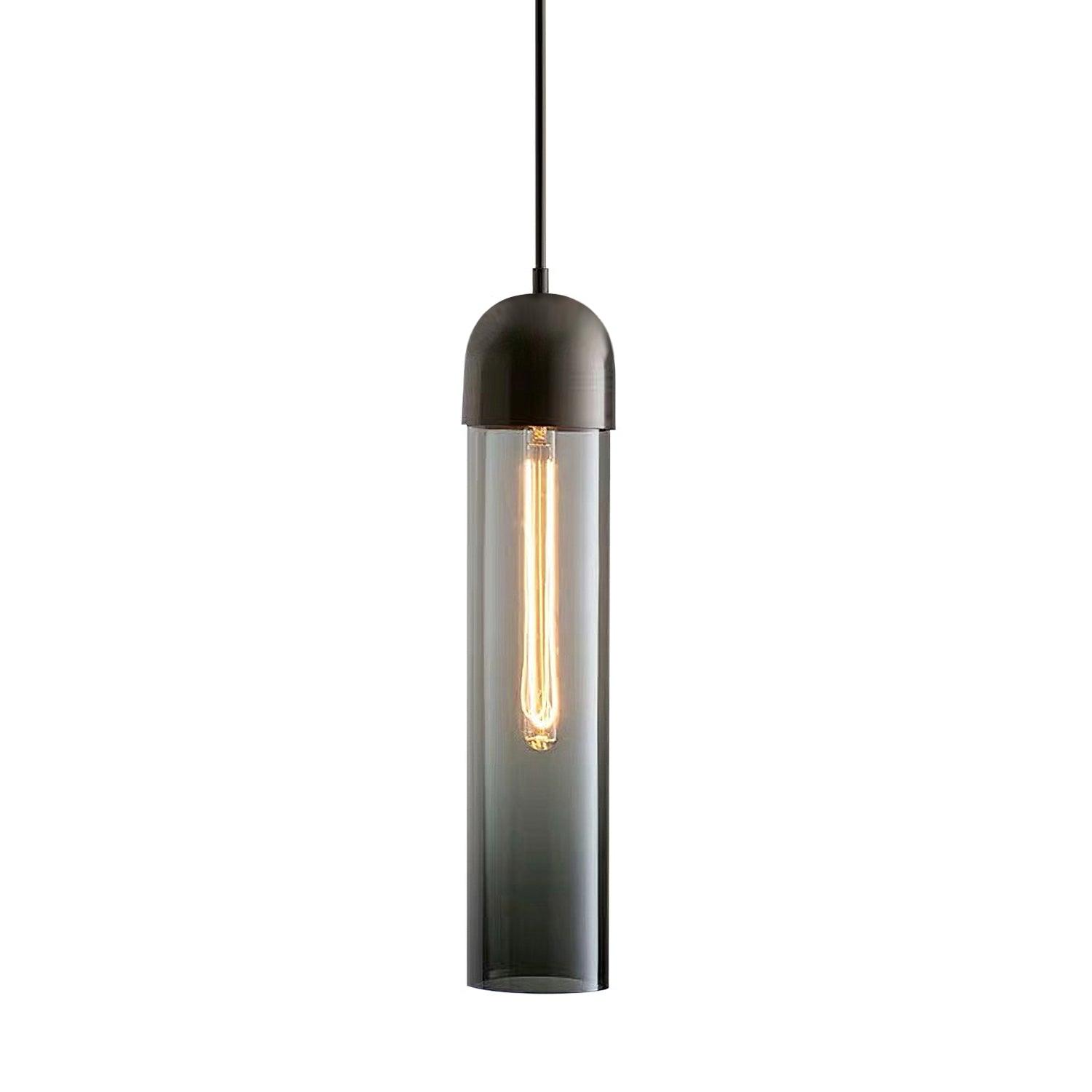 Eurcara Zylindrische Glas Pendelleuchte-Letslighting