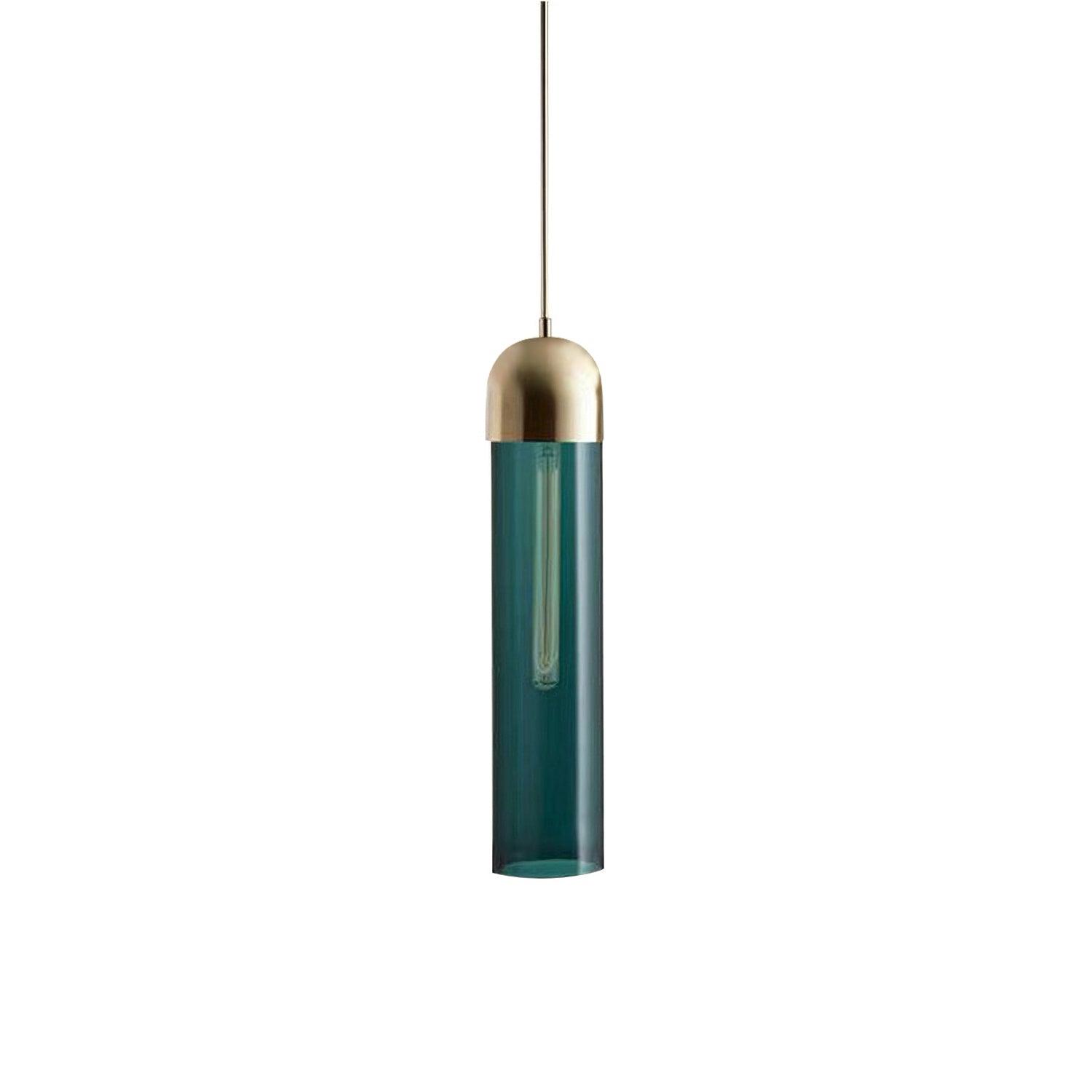 Eurcara Zylindrische Glas Pendelleuchte-Letslighting