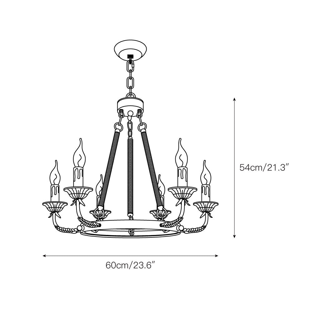Hush Klassisch Vintage Industrial Kronleuchter-Letslighting