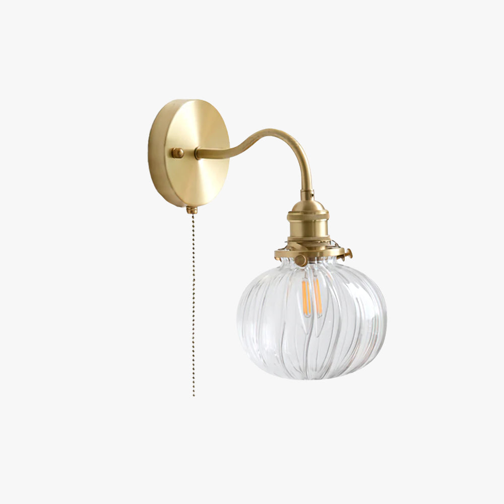 June Vintage Wandleuchte Glas