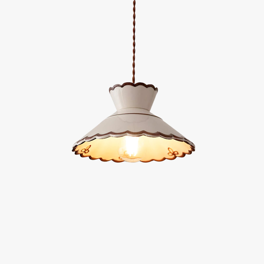 Grace Retro Keramik Pendelleuchte