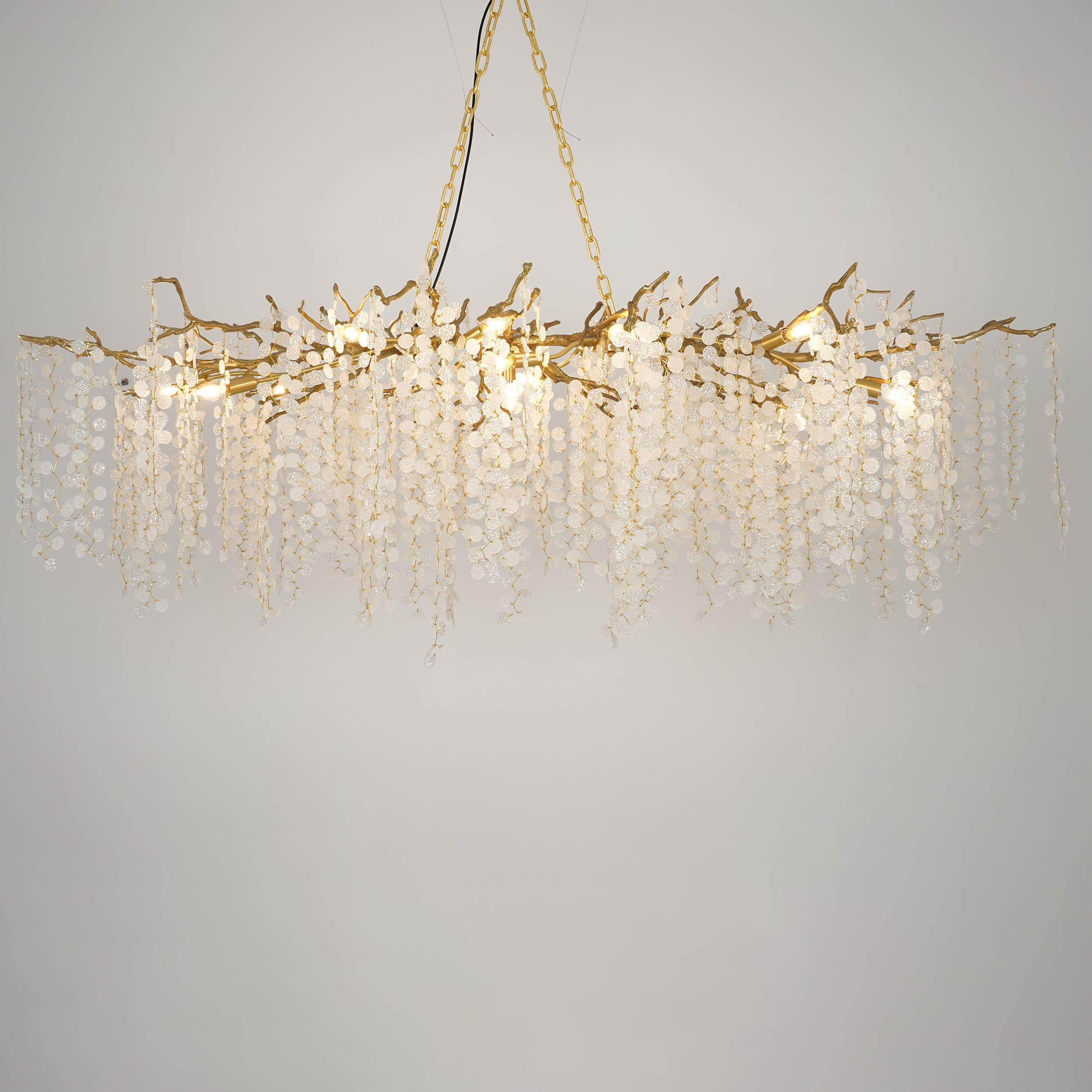 Lustra Pendelleuchte Kristall Tauperle-Letslighting