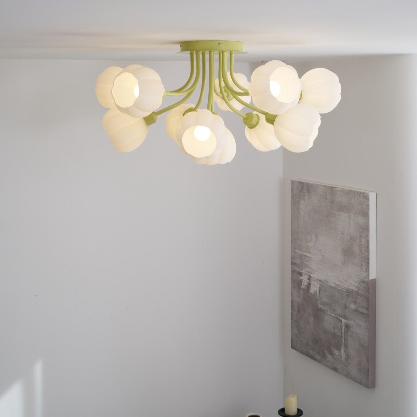 Zenorarae Elegance Matcha Glas Deckenleuchte-Letslighting
