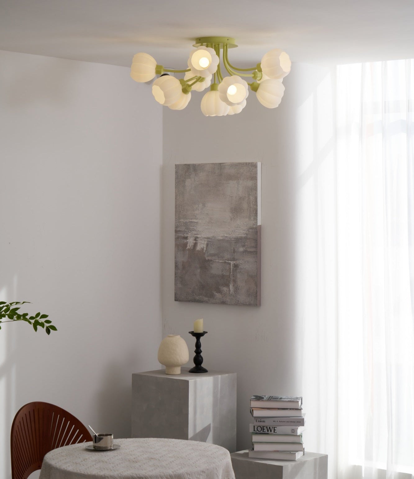 Zenorarae Elegance Matcha Glas Deckenleuchte-Letslighting