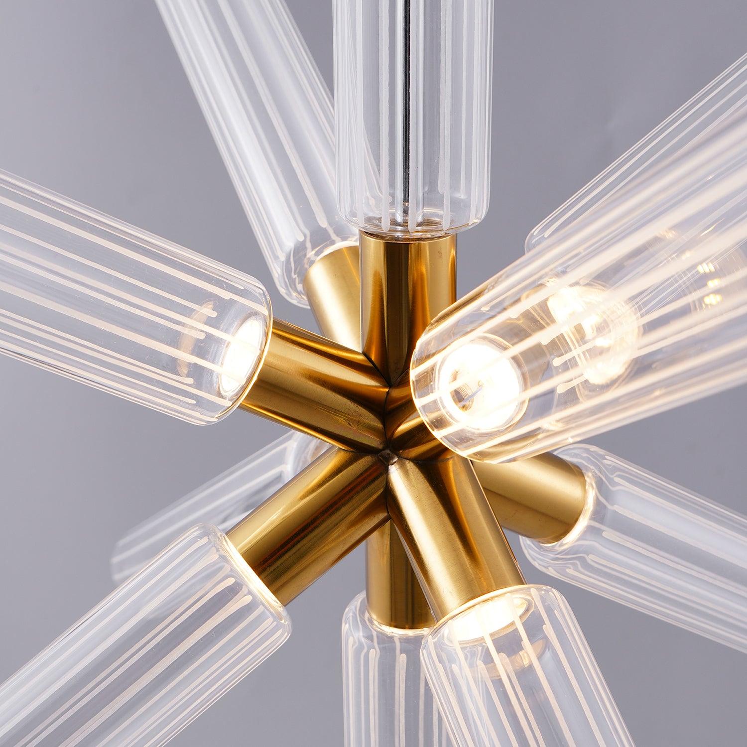 Solara Pendelleuchte Kristall Zylinder Cipher Modern-Letslighting