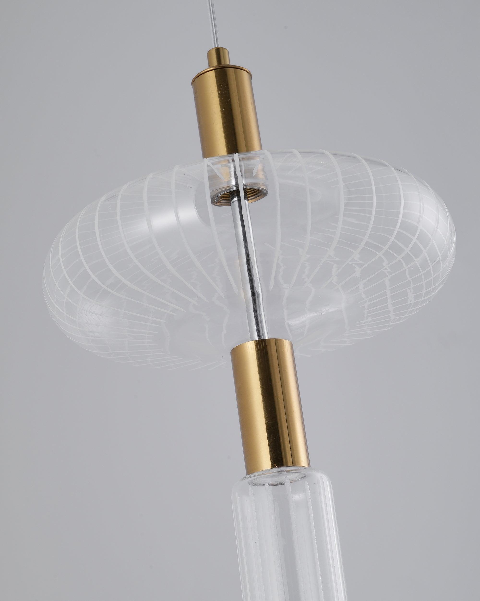 Solara Pendelleuchte Kristall Zylinder Cipher Modern-Letslighting