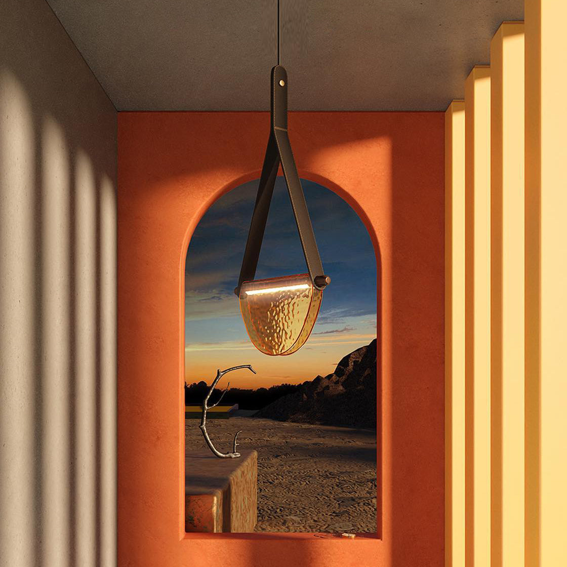 Knack Art Glas Pendelleuchte-Letslighting