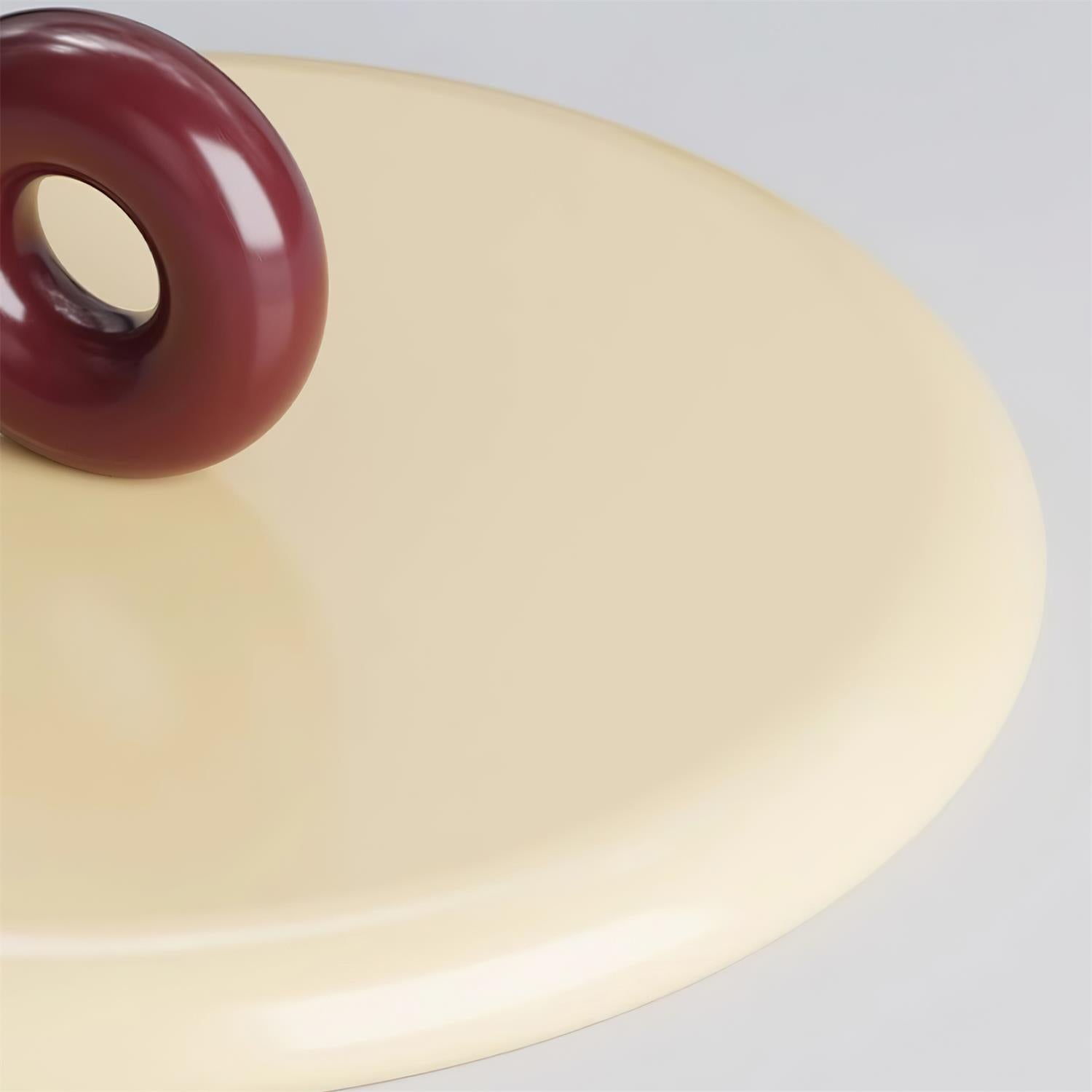 Pendant Lamp Acrylic Disc with Loop Detail Ambient Minimalist - Letslighting