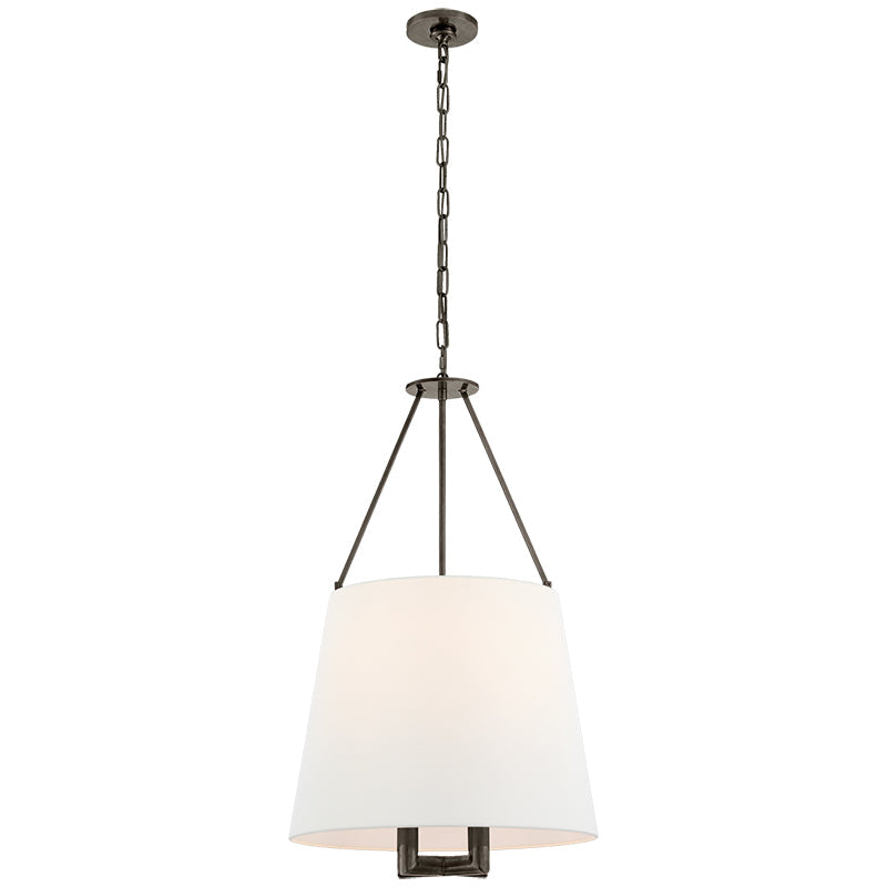 Loom Vintage Industrial Messing Stoff Pendelleuchte-Letslighting
