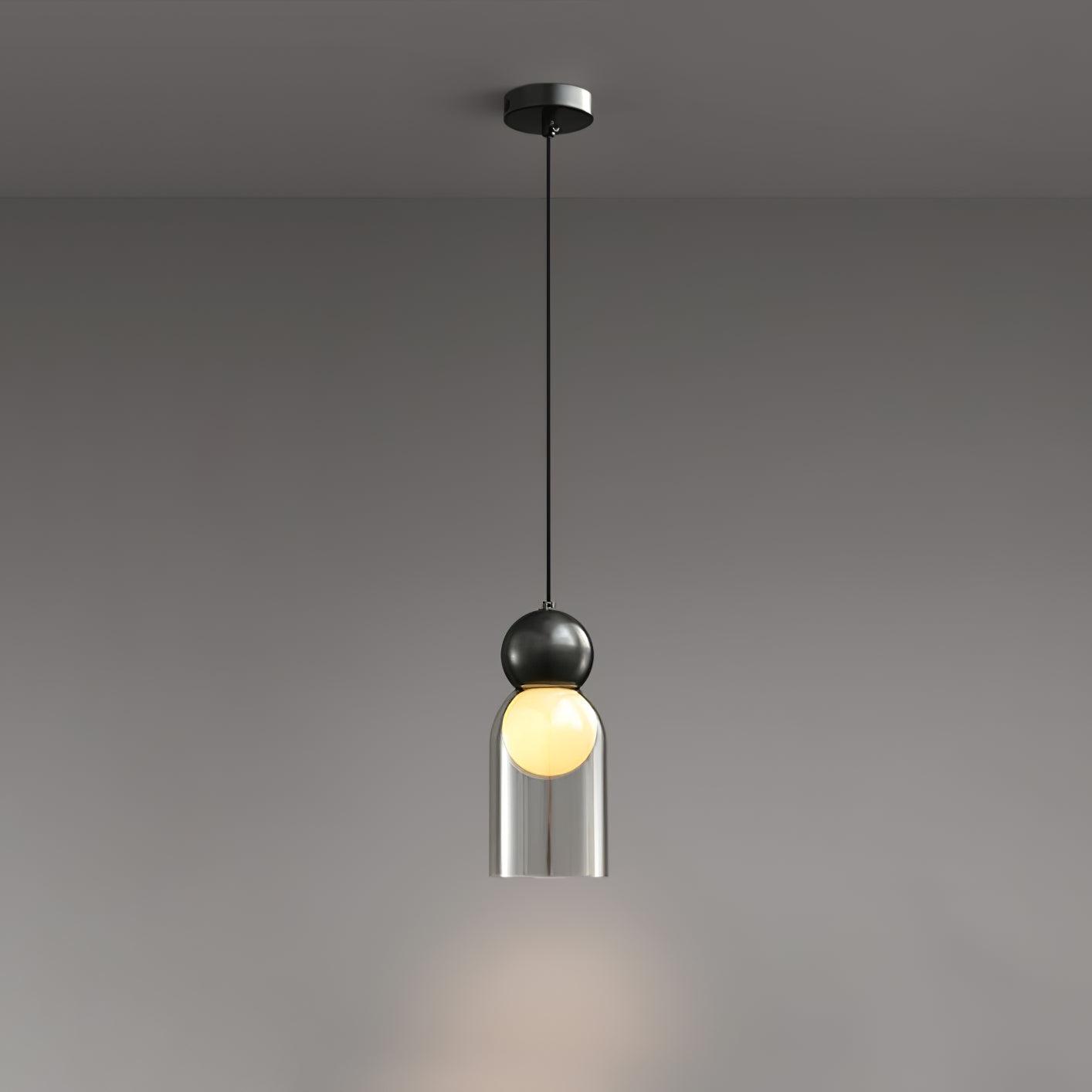 Solara Pendelleuchte Messing Glas Nordic Geometrisch-Letslighting