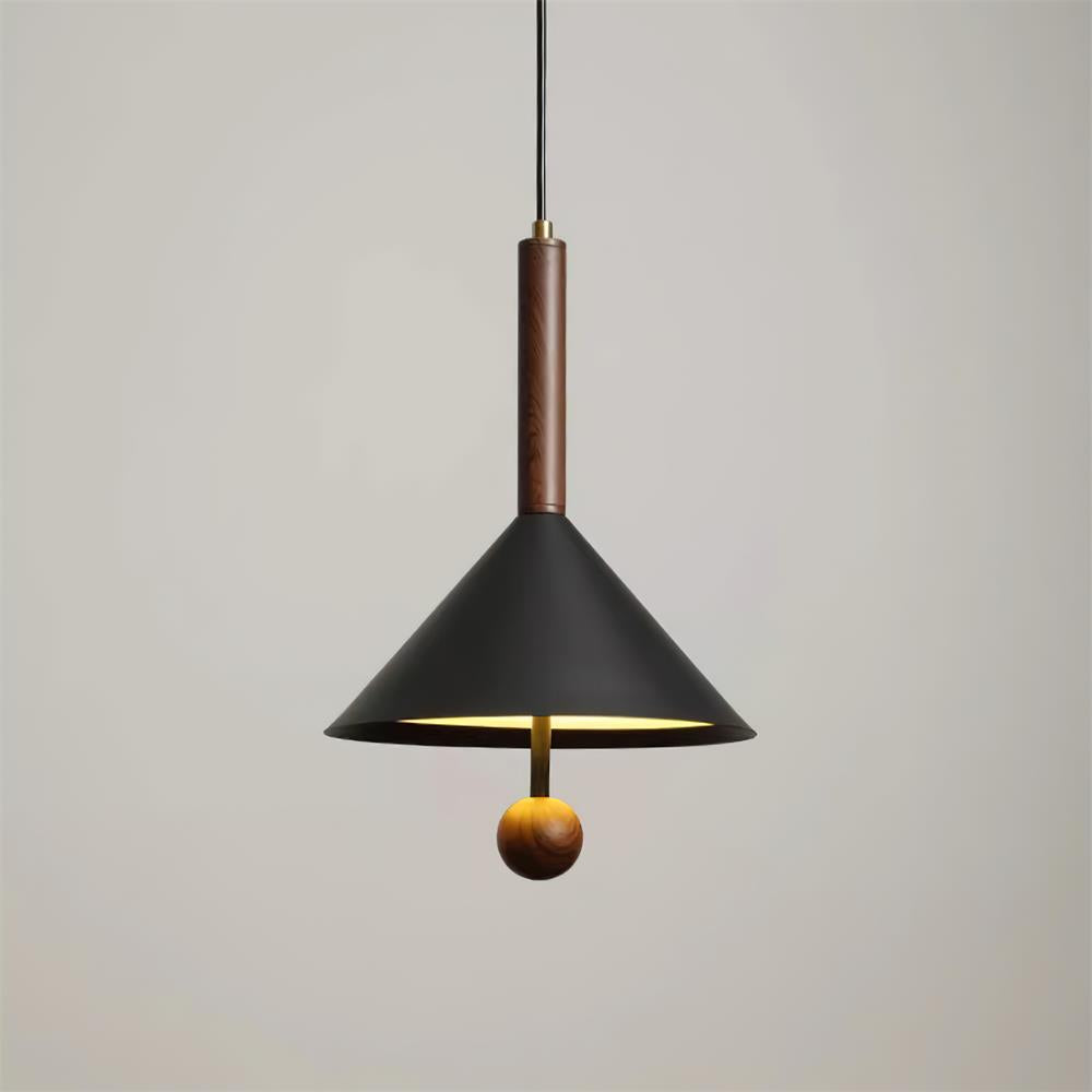 Veyra Kegel Pendelleuchte Modern Holz-Letslighting