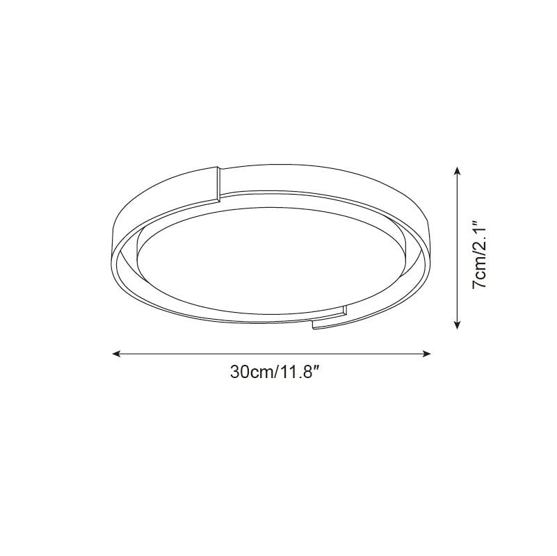 Juvio Minimalist Round Travertine Ceiling Light - Letslighting