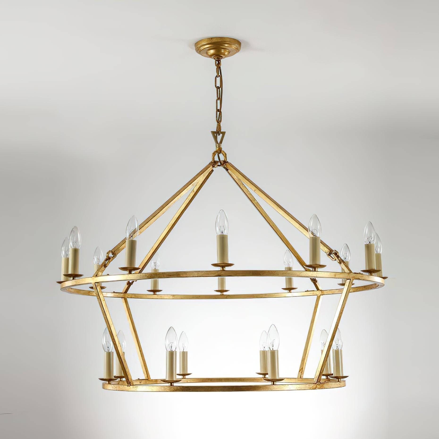 Spark Zweistufiger Ring Kunststoff-Kronleuchter-Letslighting