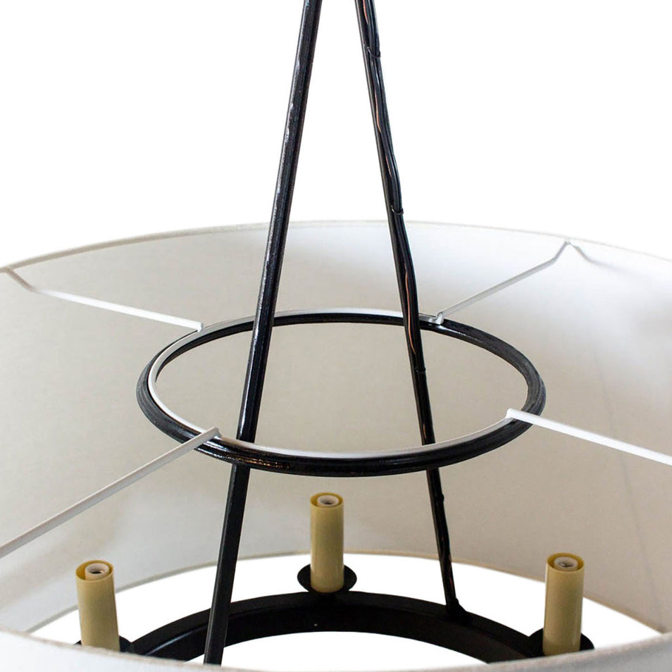 Wink Messing Stoff Pendelleuchte-Letslighting