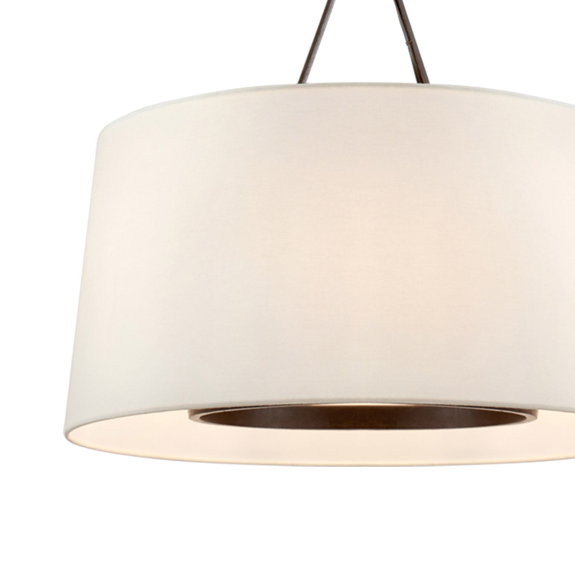 Wink Messing Stoff Pendelleuchte-Letslighting