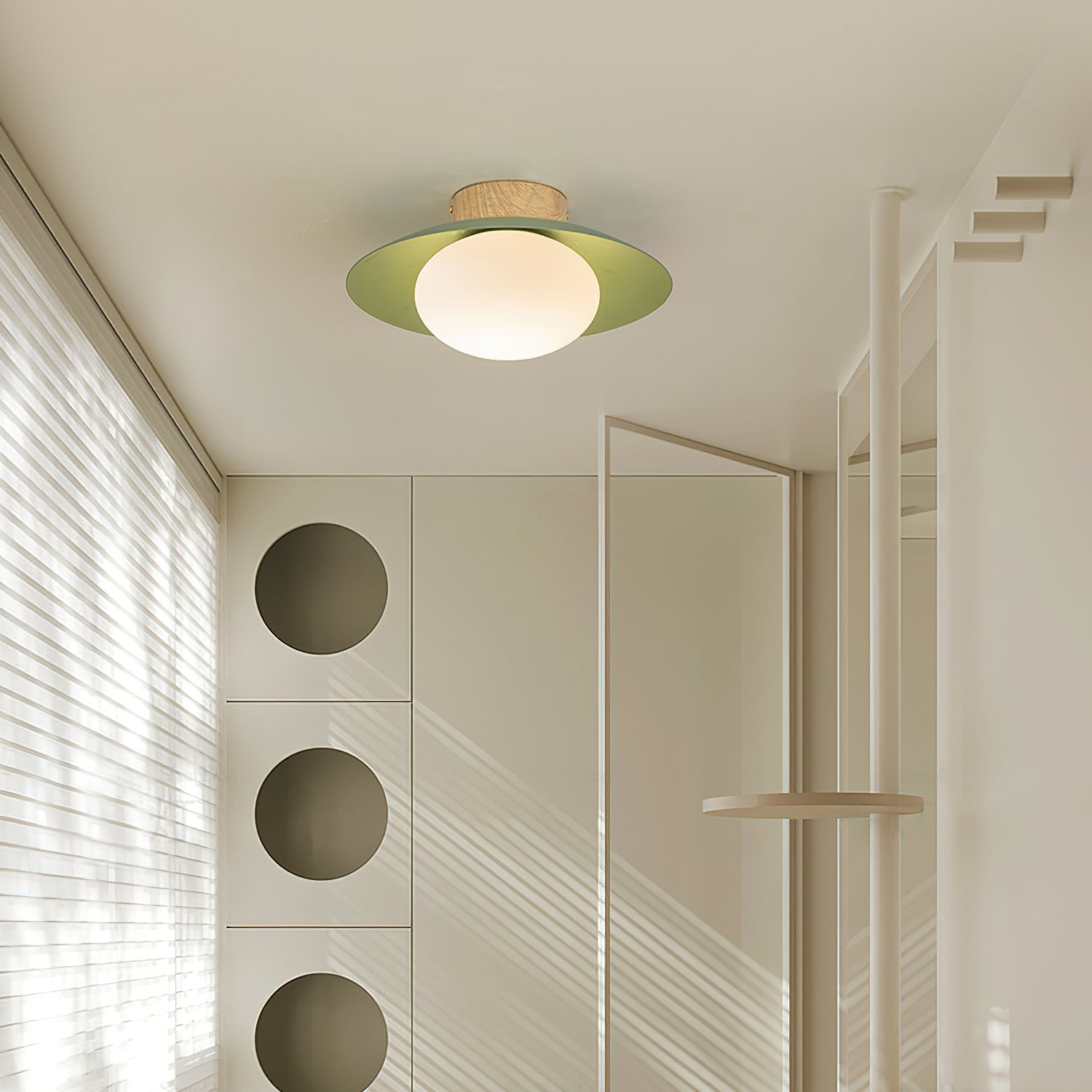 Verdora Green Flush Mount Ceiling Light - Letslighting