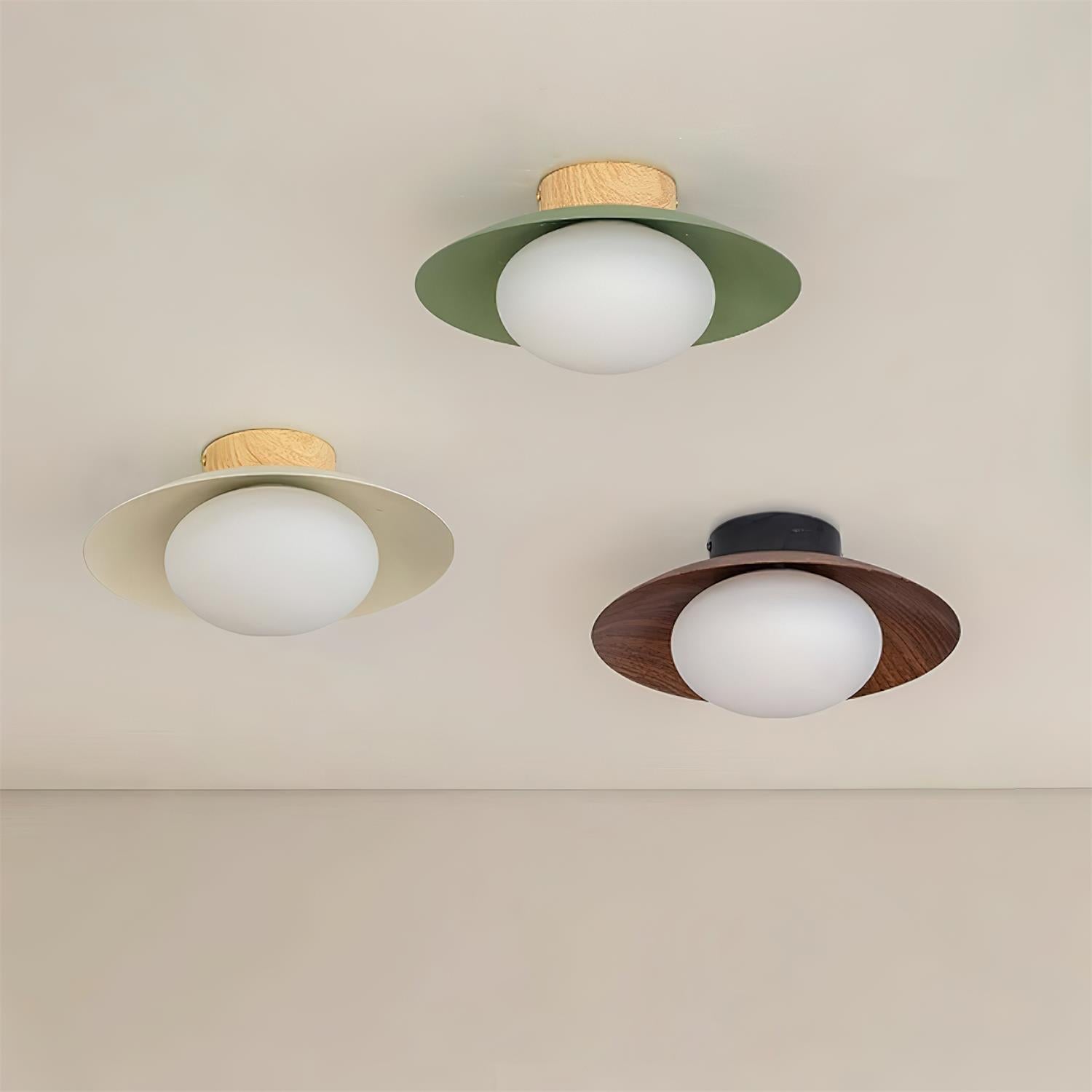 Verdora Green Flush Mount Ceiling Light - Letslighting