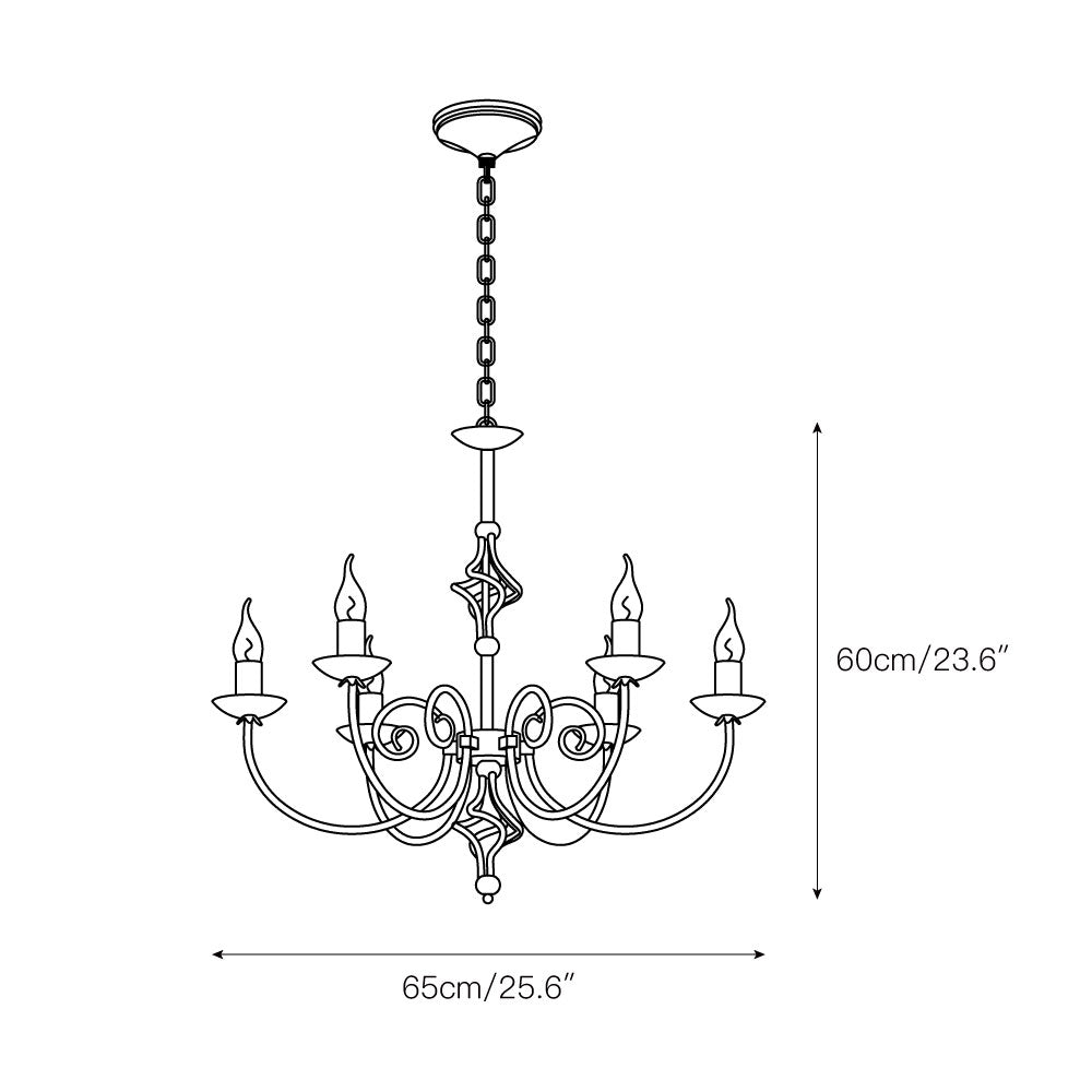 Grace Postmoderner Luxus Messing-Kronleuchter-Letslighting