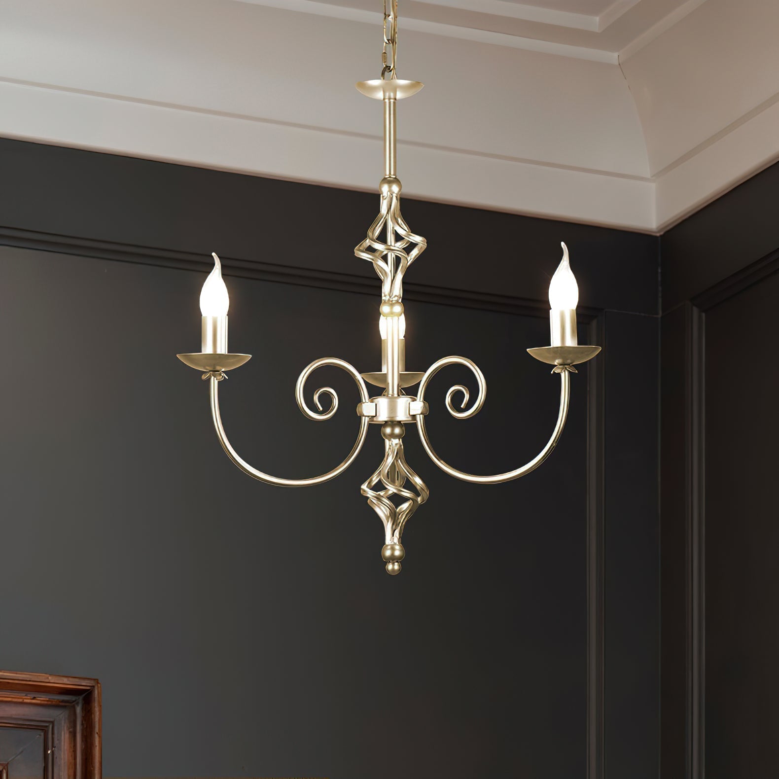 Grace Postmoderner Luxus Messing-Kronleuchter-Letslighting