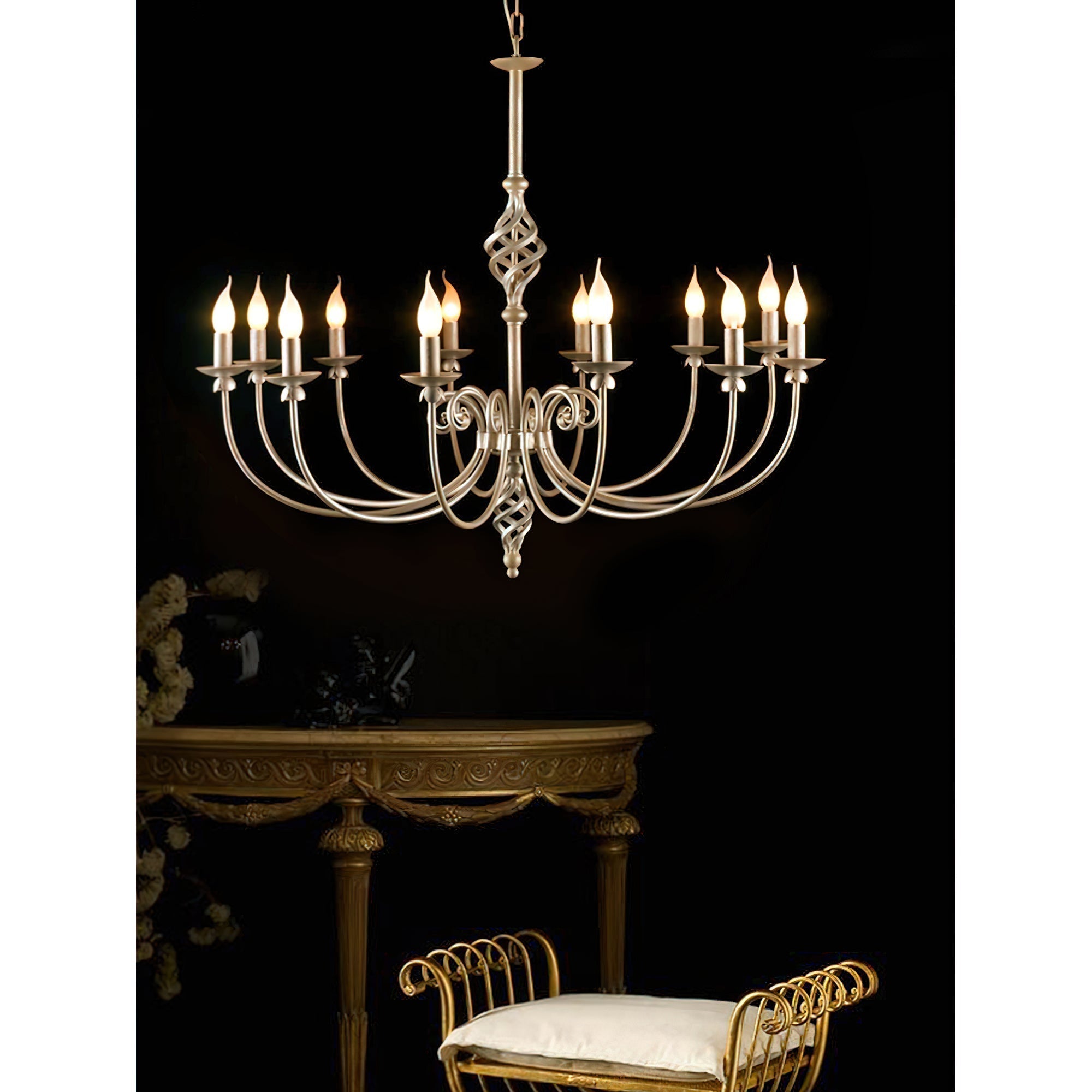 Grace Postmoderner Luxus Messing-Kronleuchter-Letslighting
