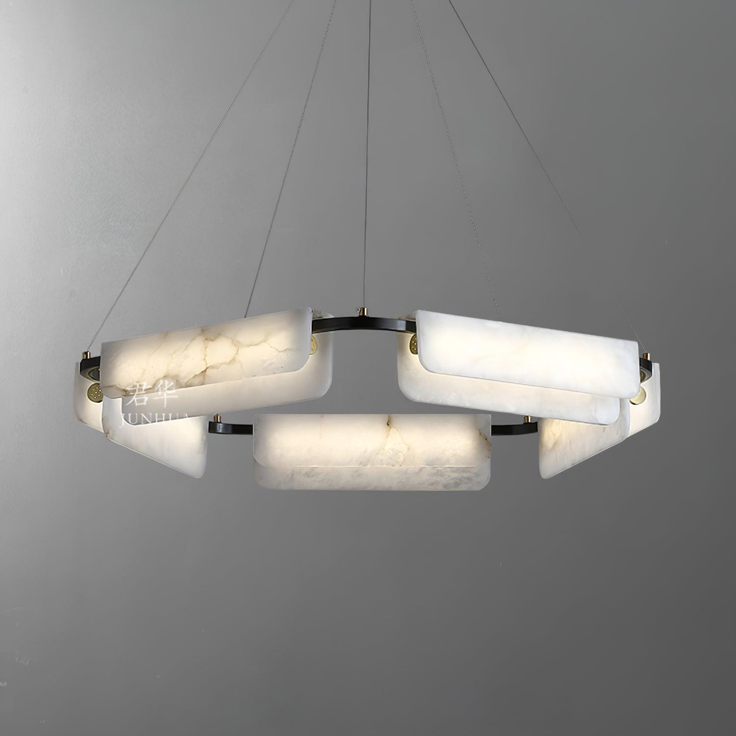 Circona Alabaster Pendant Light Chandelier - Neutralighting