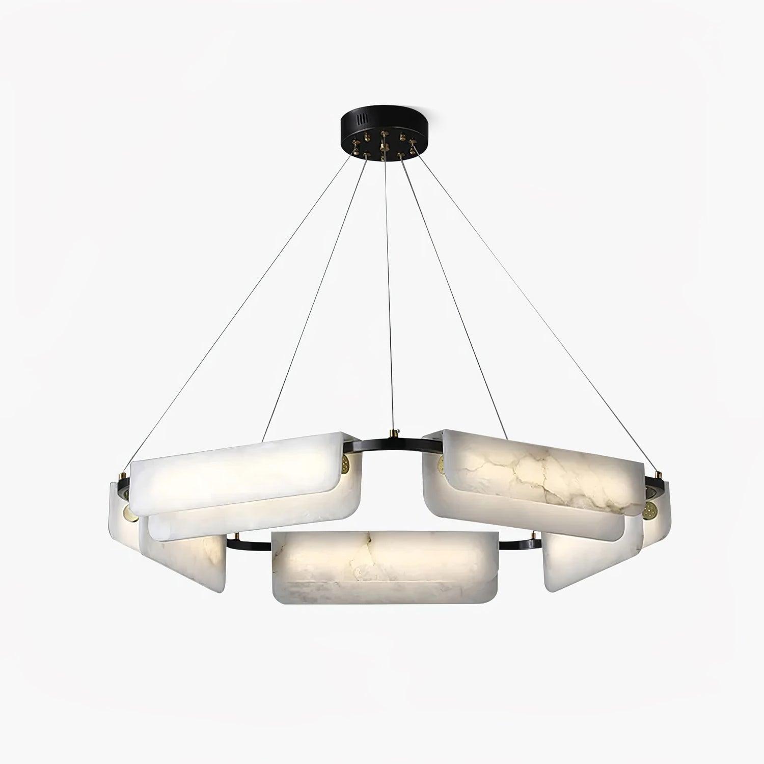 Circona Alabaster Pendant Light Chandelier - Neutralighting