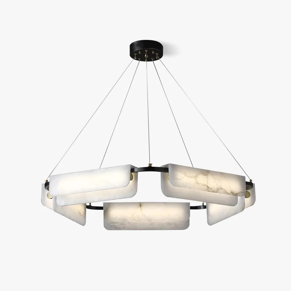 Circona Alabaster Pendant Light Chandelier - Neutralighting