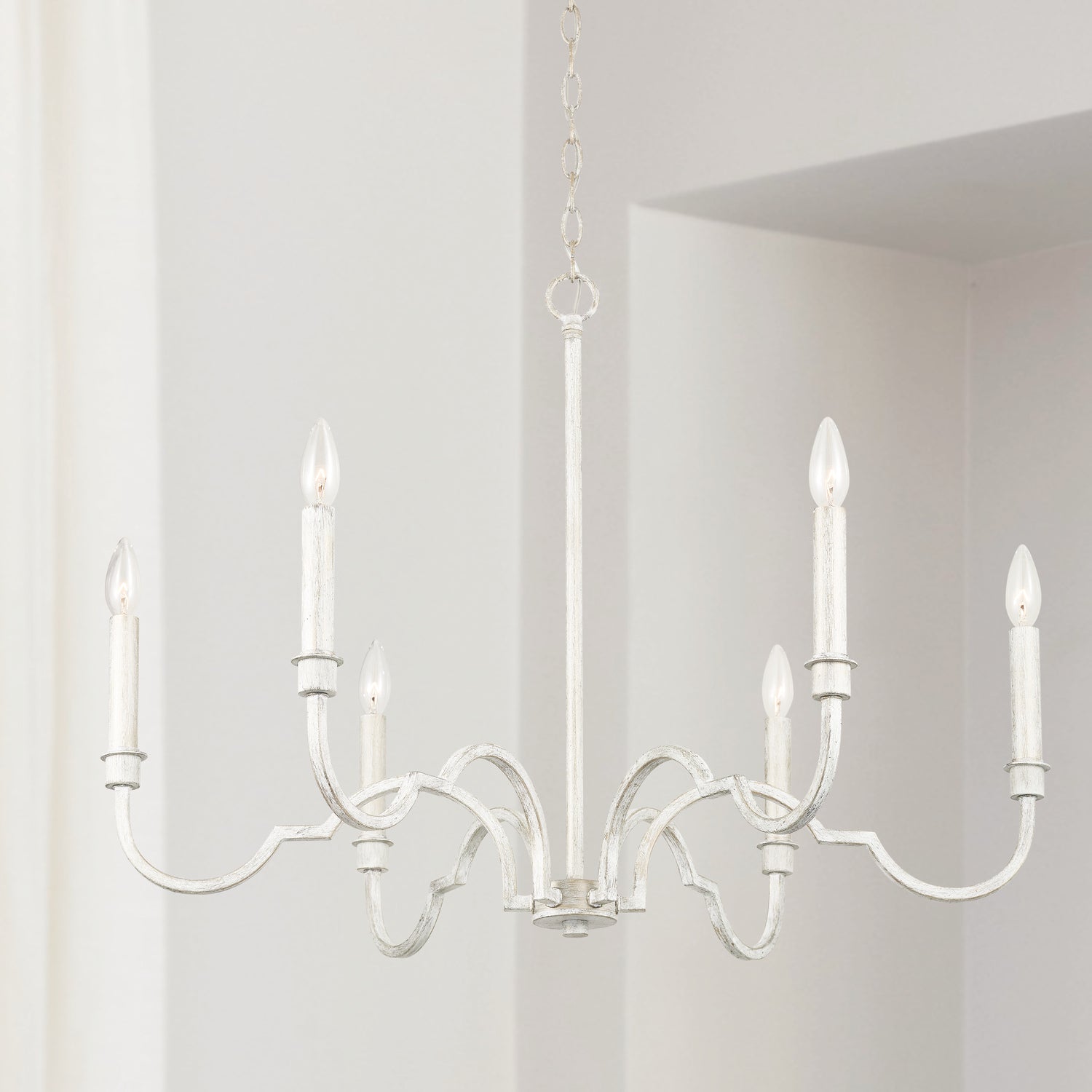 Oval Industrieller Vintage Kronleuchter aus Messing-Letslighting