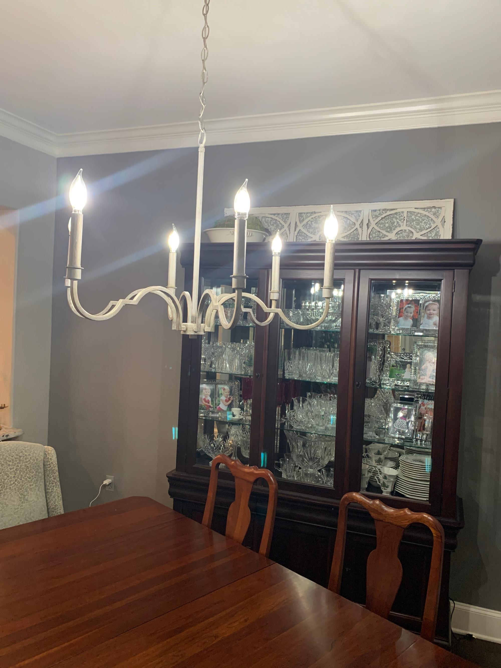 Oval Industrieller Vintage Kronleuchter aus Messing-Letslighting