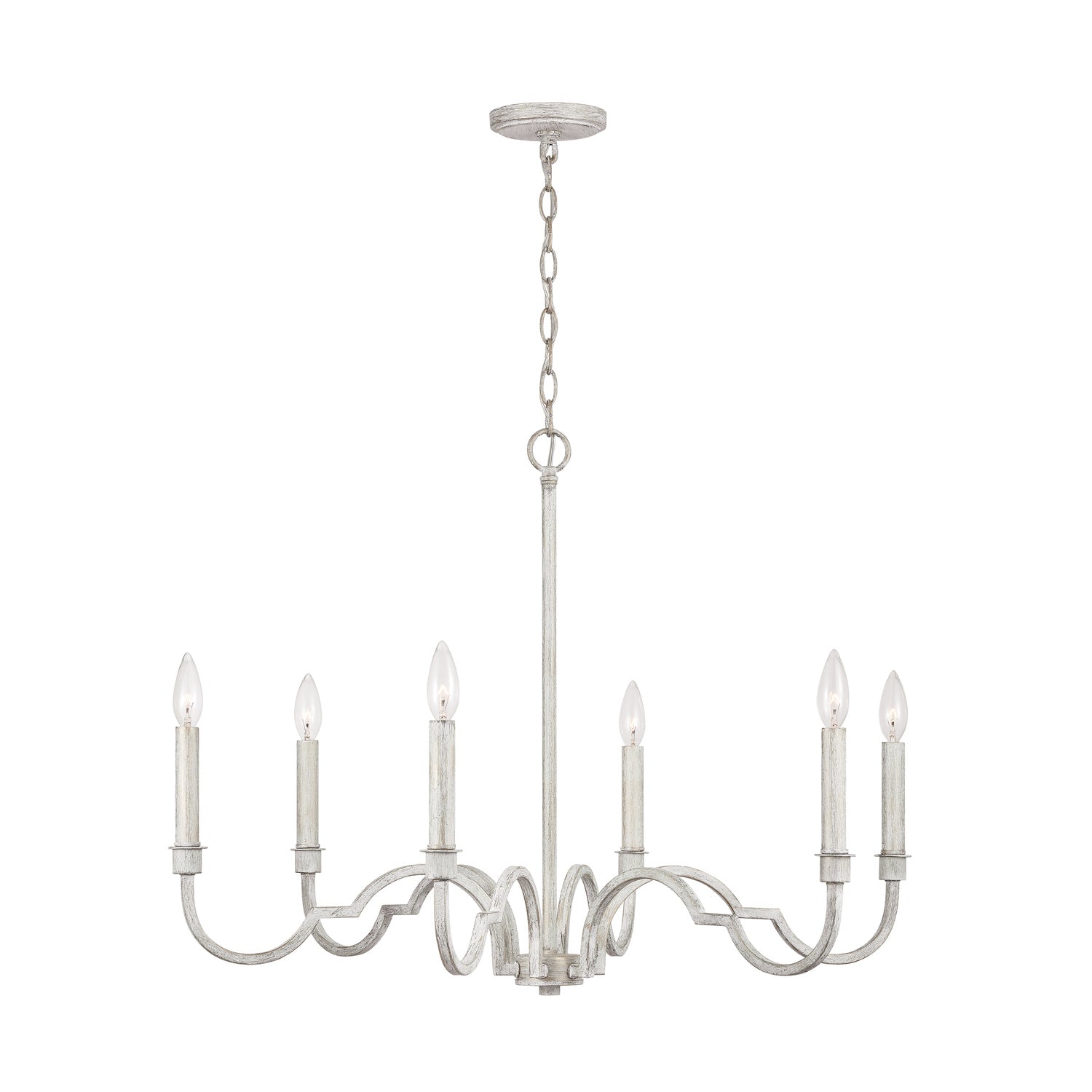 Oval Industrieller Vintage Kronleuchter aus Messing-Letslighting