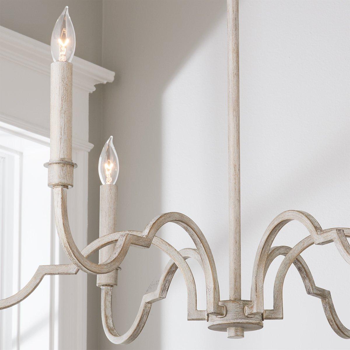 Oval Industrieller Vintage Kronleuchter aus Messing-Letslighting