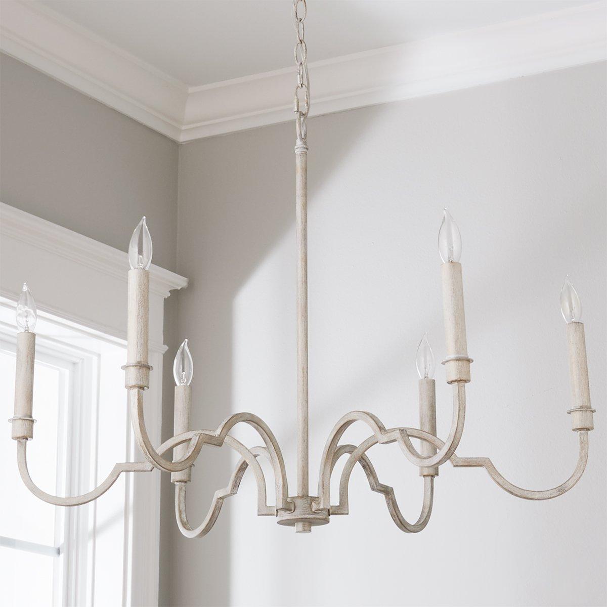 Oval Industrieller Vintage Kronleuchter aus Messing-Letslighting