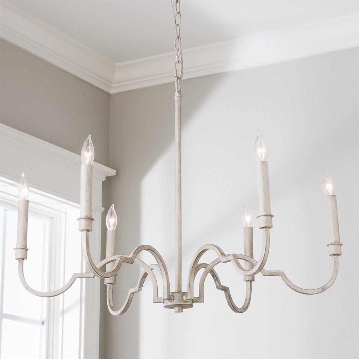 Oval Industrieller Vintage Kronleuchter aus Messing-Letslighting