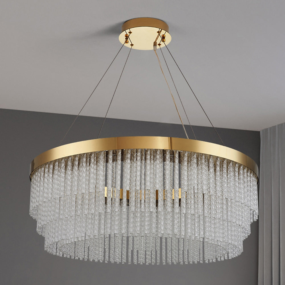 Colon Quasten Pendelleuchte Farbtemperatur umschaltbar Metall/Kristall