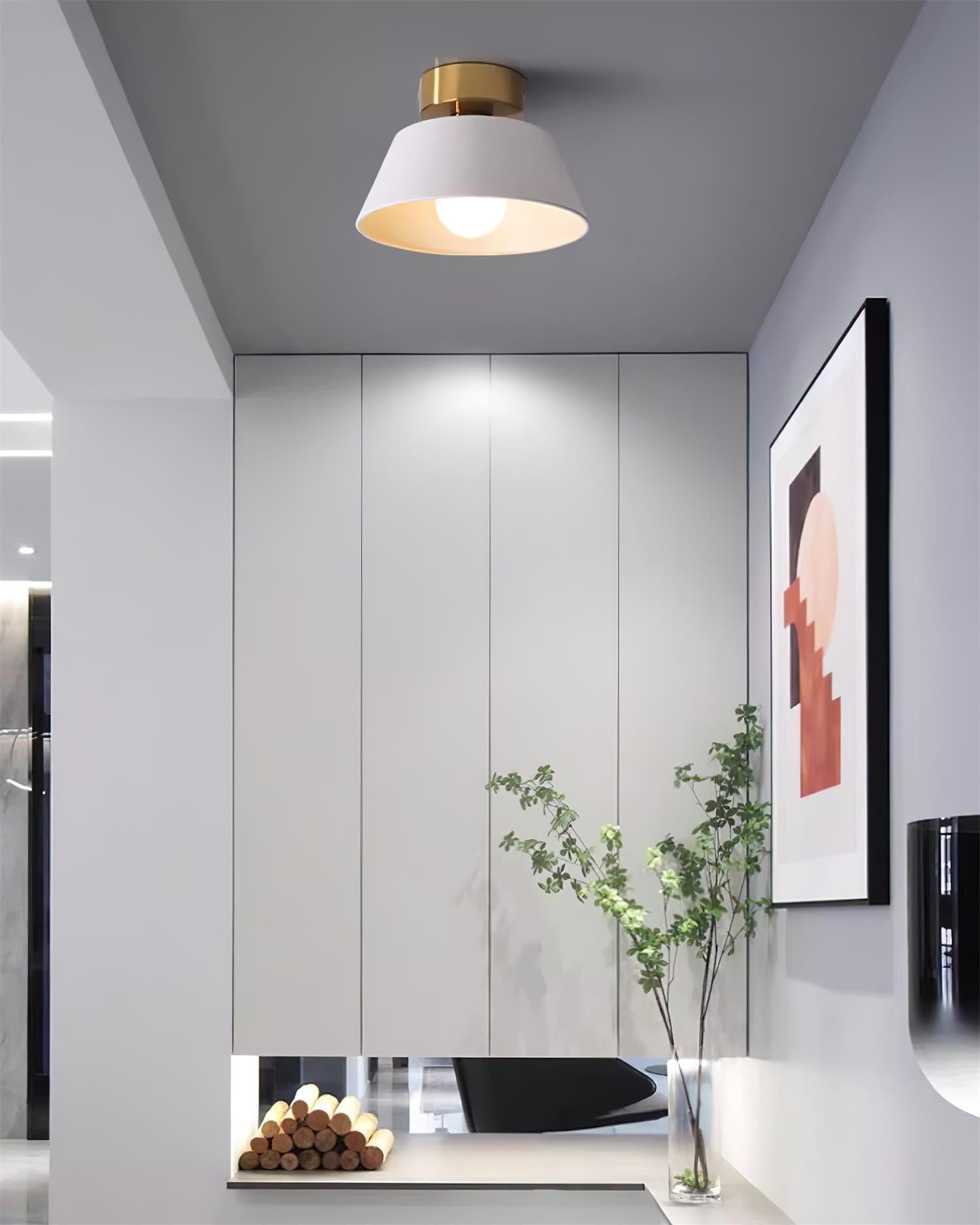 Wren Metal Modern Minimalist Ceiling Light-Letslighting