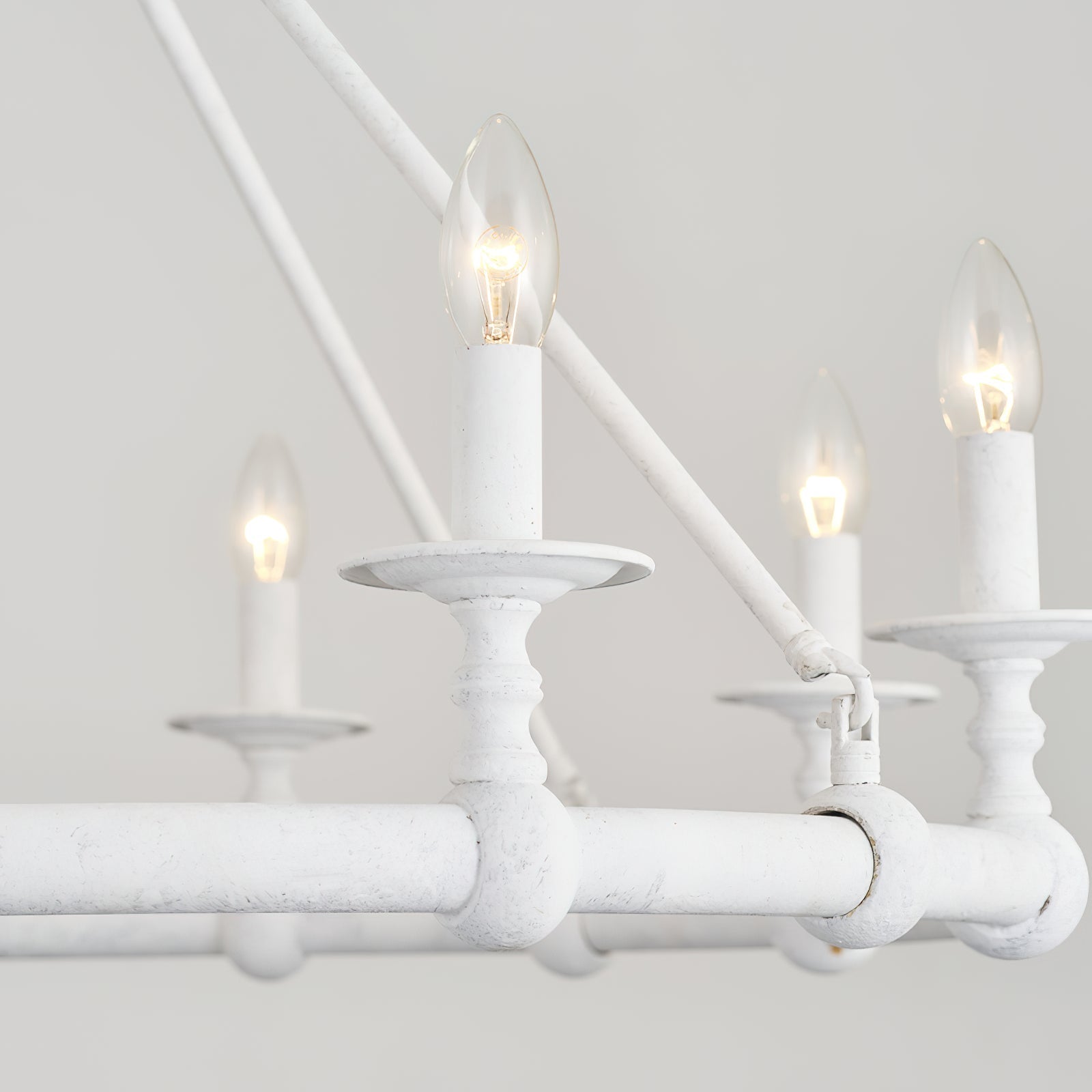 Unite Vintage Industrie Rund Gold Kronleuchter-Letslighting