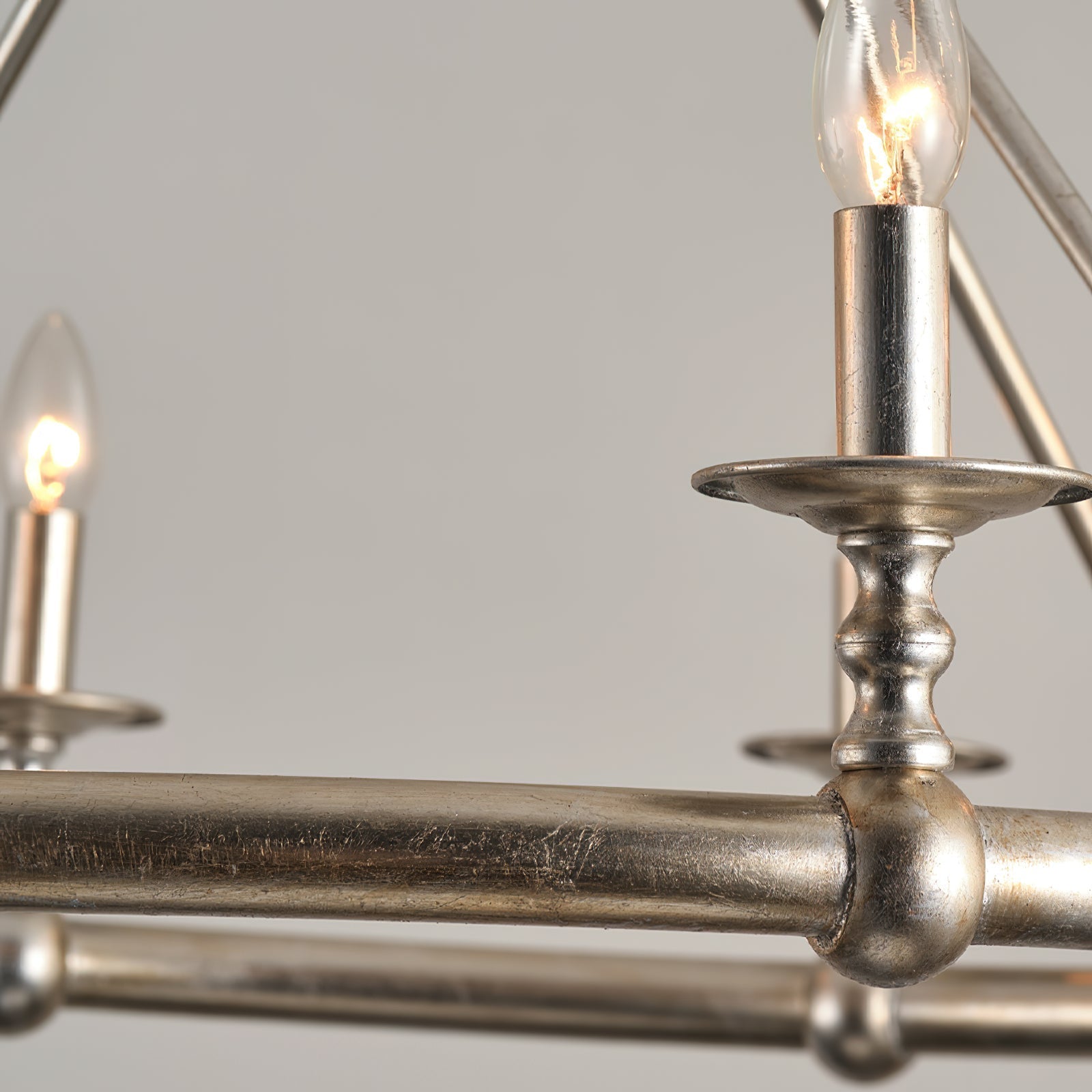 Unite Vintage Industrie Rund Gold Kronleuchter-Letslighting