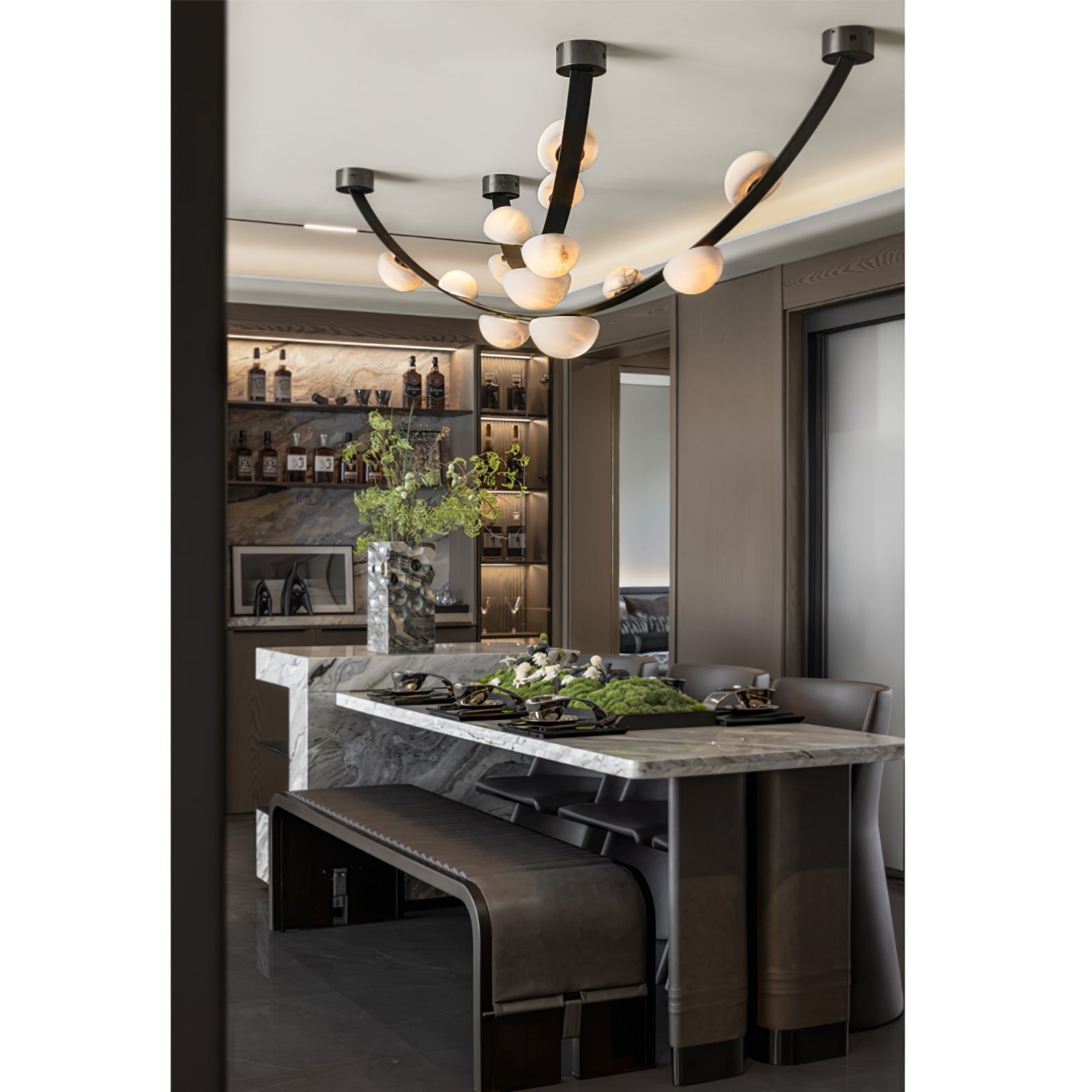Evcaria Alabaster Chandelier - Neutralighting