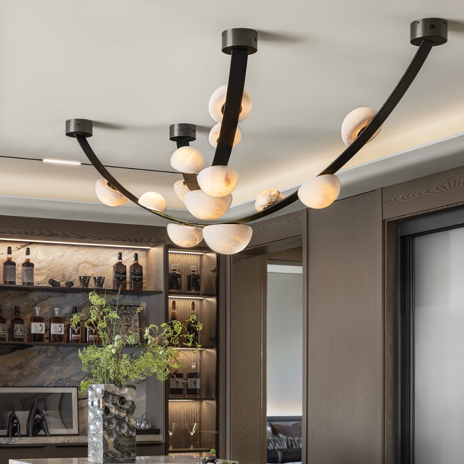 Evcaria Alabaster Chandelier - Neutralighting