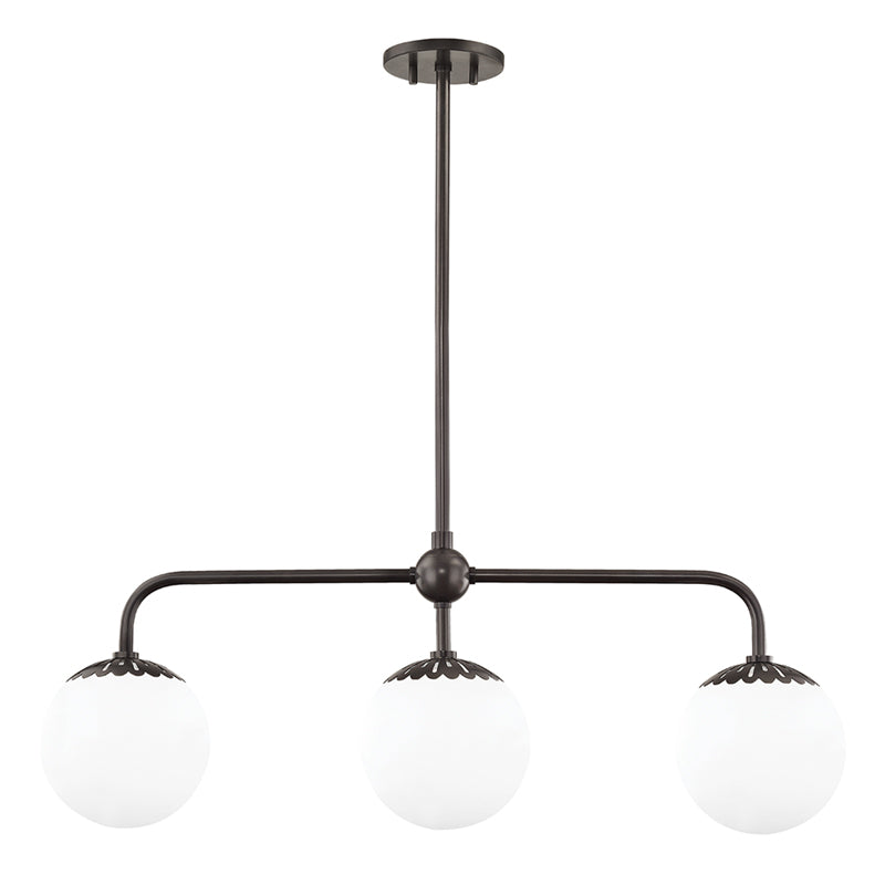 Yare Kugel Chrom Glas Pendelleuchte-Letslighting